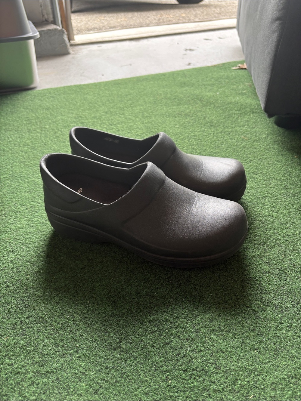 CROCS Women's Black Slip-On Work Clogs